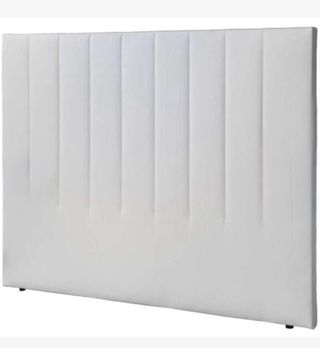 Cabecero 150 cm polipiel blanco acolchado
