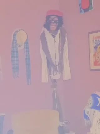 Decoración de pared estilo mono