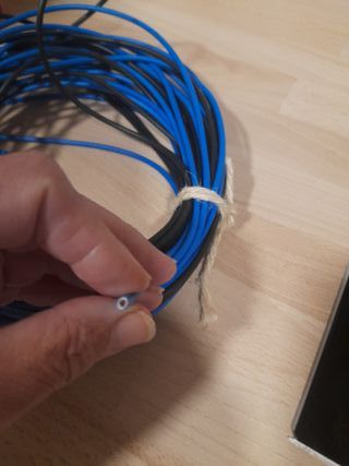 Cable Eléctrico 2.5mm Azul y Negro