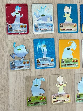 Lotto composto da 11 Lamicards Dragon Ball Z / GT