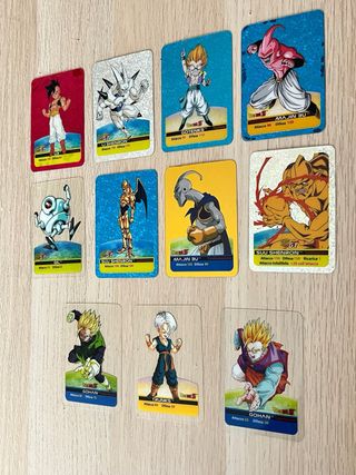 Lotto composto da 11 Lamicards Dragon Ball Z / GT