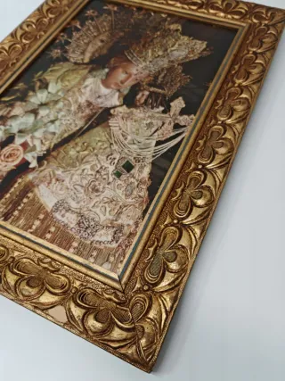 Cuadro con Marco Dorado 48x35 cm