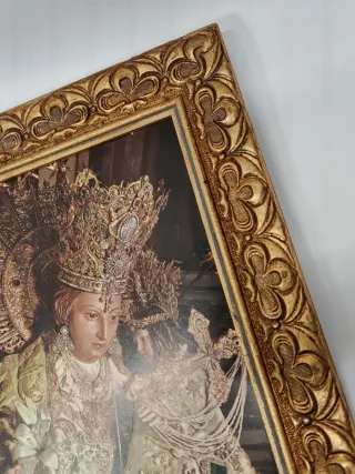 Cuadro con Marco Dorado 48x35 cm