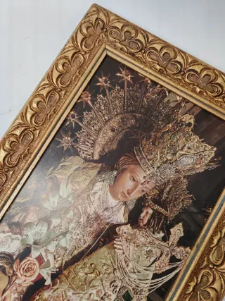 Cuadro con Marco Dorado 48x35 cm