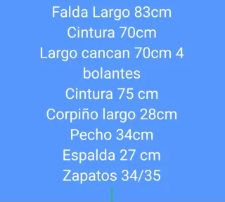 Traje Fallera Niña 7 Años