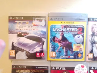 Lote 7 Juegos PS3: Uncharted, GTA, Tomb Raider...