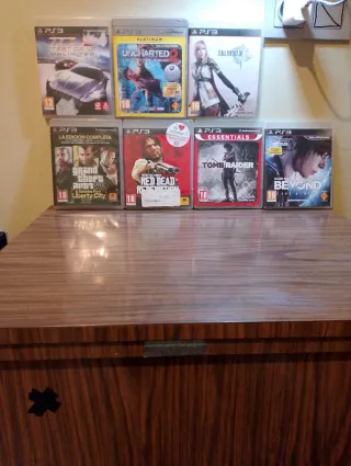 Lote 7 Juegos PS3: Uncharted, GTA, Tomb Raider...