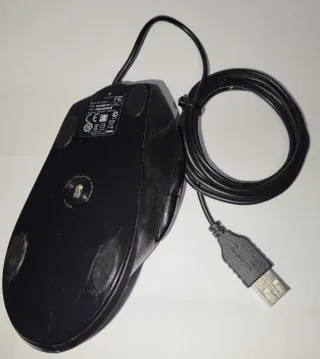 Ratón Logitech M-U0007 USB Negro/Gris