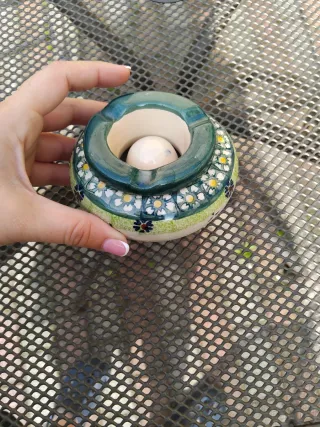 Posacenere ceramica decorato