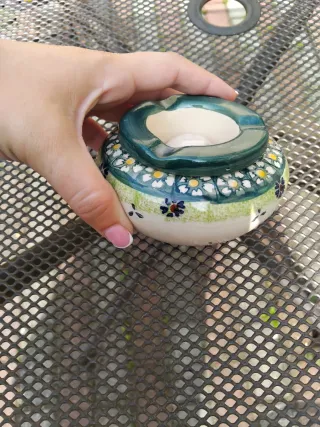 Posacenere ceramica decorato