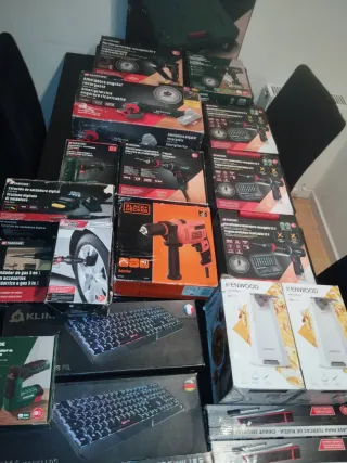 Lote Herramientas Parkside: Taladro, Amoladora, So