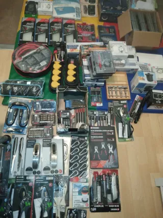 Lote Herramientas Parkside: Taladro, Amoladora, So