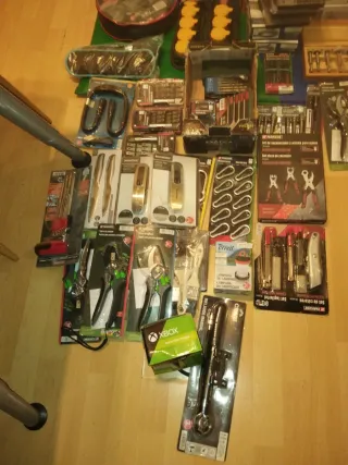 Lote Herramientas Parkside: Taladro, Amoladora, So