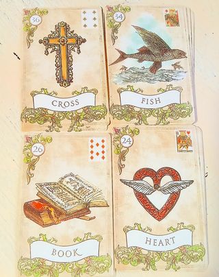 Tarot Lenormand Old Style Cartas Diseño Antiguo