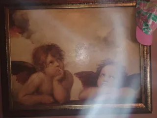 Cuadro de ángeles clásico