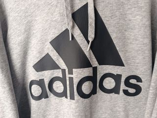 Adidas Sudadera con Capucha Gris Talla M