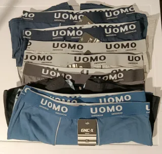 12 Boxers UOMO Algodão Tamanho XL