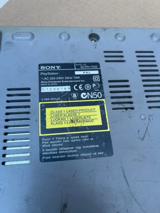 Consola PlayStation 1 Sony Gris