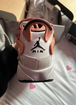 Jordan 6 Rings Rosa y Blanco