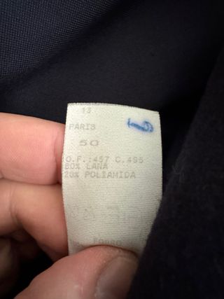 Traje Macson azul Chaqueta T50 Pantalon T42