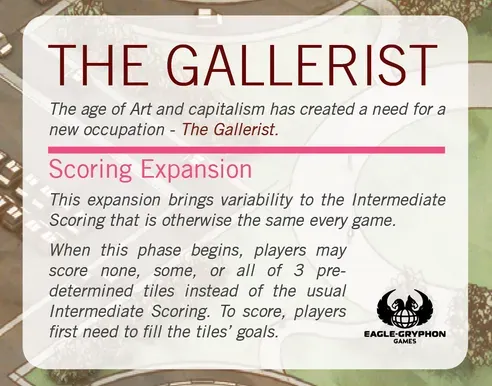 The Gallerist + extras