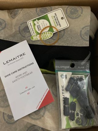 Calzado de seguridad Lemaître negro y verde