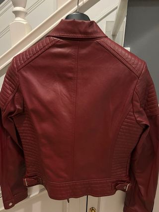 Chaqueta Biker Mosnova Burdeos Talla L