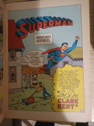 Superman libro cómic límite