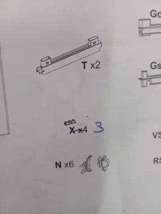 Armario de plástico 3 puertas