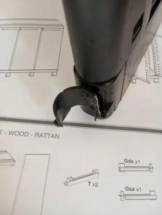 Armario de plástico 3 puertas