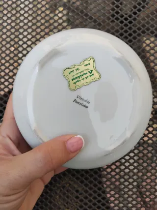 Svuotatasche porcellana decorato floreale