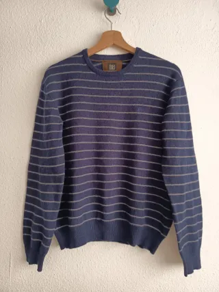 Jersey Pedro del Hierro Rayas Azul Talla M