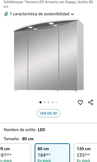 Armario Espejo Verona LED Schildmeyer