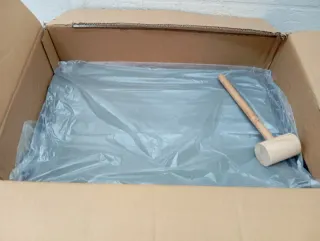 Armario de tela negro 6 estantes