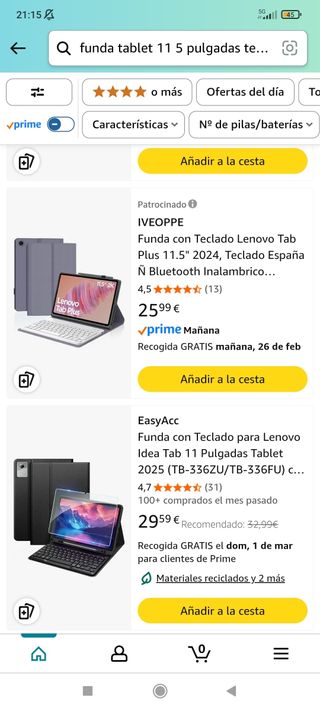 Funda tablet 11,5 pulgadas