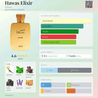 Rasasi Hawas Elixir 100ml Dorado