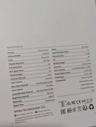 XP-Pen Artist Pro 14 Gen 2 Tableta Gráfica