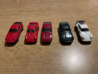 5 Modellini Volkswagen + 5 Porsche