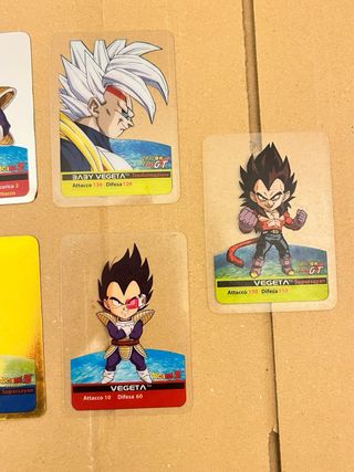 Lotto composto da 7 Lamincards Dragon Ball Z / GT