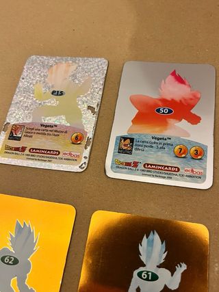 Lotto composto da 7 Lamincards Dragon Ball Z / GT