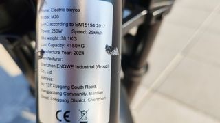 Bicicleta Eléctrica Engwe M20