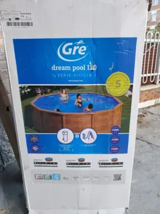 Piscina Elevada Gre Sicilia 300 x 120 cm