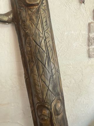 Talla de madera africana tribal