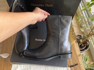 Botines Piel Planos - Massimo Dutti