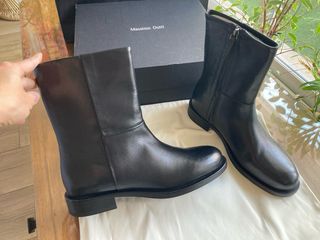 Botines Piel Planos - Massimo Dutti