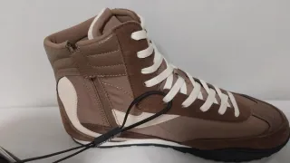 Botines Beige/Marrón Talla 39