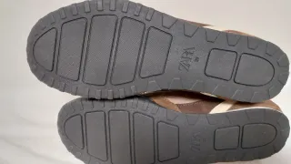 Botines Beige/Marrón Talla 39