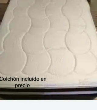 Cama Matrimonio Madera Fuerte 4 Cajones