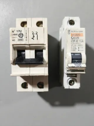 LOTE INTERRUPTORES AUTOMATICOS MAGNETOTERMICOS