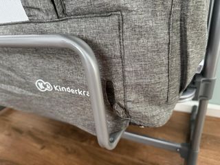 Cuna colecho Kinderkraft gris